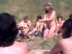 Vintage clip of mates who get nude in public