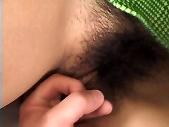 Two dudes using toys and their knobs on a wild Asian nymph