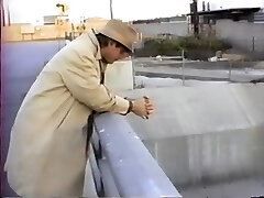 Fishnet damsel fucked by stranger