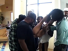 IR gangbang anal slut boinked and jizzed