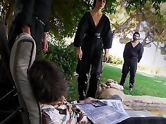 Hardcore four-way parody in the office - Andy San Dimas and Zoe Voss