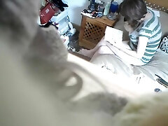 Handsome amateur wife was caught on spy cam masturbating Handsome amateur wife was caught on spy cam masturbating