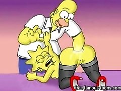 Renowned toons anal hook-up