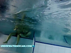 Sporty Duo Regenerating On An Underwater Bench Sporty Duo Regenerating On An Underwater Bench