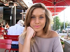 Fleshy talks with sweetheart Kennedy in the cafe