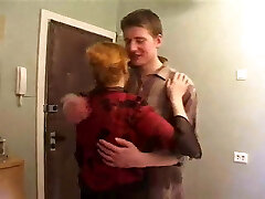 Boy fucks mature mommy