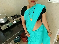 cute saree bhabhi gets naughty with her devar for rough and rigid anal sex after ice massage on her back in Hindi