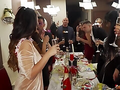 Hardcore messy and messy group sex party with lot of sexy babes