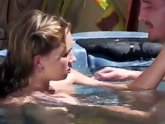 Teen Vanilla Skye Gets Ultra-kinky In the Pool and Luvs Contorting To Suck Dick