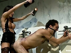 Bisexual Three Way with Submissive Guy Getting Strapon Fucked Bisexual Three Way with Submissive Guy Getting Strapon Fucked