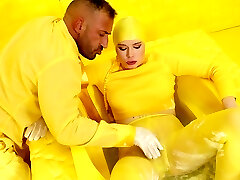 Hardcore dicking with a steamy chick wearing fishnet lingerie Hardcore dicking with a steamy chick wearing fishnet lingerie