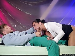 Christina Santes and Michael Fly in super hot pantyhose sex Christina Santes and Michael Fly in super hot pantyhose sex