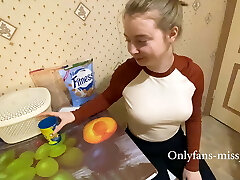 she throated me right in the kitchen