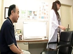 Rika Nagasawa wearing nylon stockings luvs while giving a handjob Rika Nagasawa wearing nylon stockings luvs while giving a handjob