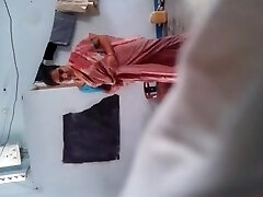 Aunty bathing and sundress change Aunty bathing and sundress change