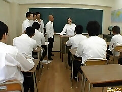 Yuki Tsukamotos In The Middle Of A Teacher Gang-fuck