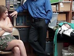 Fresh 18 yo damsel Alyce Anderson gets disciplined by cop in the police station Fresh 18 yo damsel Alyce Anderson gets disciplined by cop in the police station