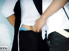 Desi pakistani college student leaked sex MMS video in Hindi audio, Desi pak collage student super-fucking-hot romantic romp in collage