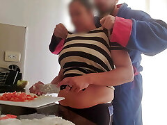 Mom cougar getting her boobs grope by her boss Mom cougar getting her boobs grope by her boss