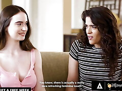 MOMMY'S Doll - Hot Babe Hazel Moore Has 1st Time Lesbian Fucky-fucky With MILF Siri Dahl & Two Babysitters