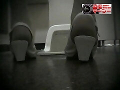Girls peeing in the common toilet voyeur spy cam video