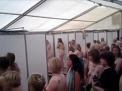 Festival shower voyeur