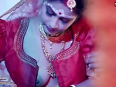 Desi Cute 18+ Girl Very 1st wedding night with her husband and Gonzo intercourse ( Hindi Audio )