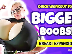 Quick workout for bigger boobs! Jug Expansion