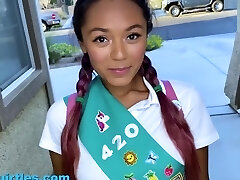 Little Squirtles – Little Promiscuous Girl Scout Sells Cookies By Blowing and Fucking Her Neighbor - 1080p