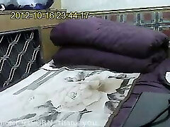 chinese middleage couple plow