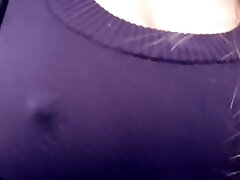 Boobwalk Hard Nipples Thru Shirt