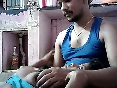 Indian building wife big boobs pressing