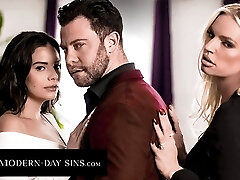 MODERN-DAY SINS - Cheating Husband Fucks Sneaky Mistress In Secret While Wife Waits In Other Apartment
