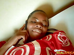Horny African Tantine Calling Her Nigerian Big Prick Toyboy