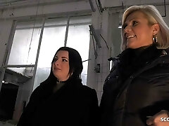 German MILF Tatjana Young and Teenager Elisa18 talk to Swinger 4some