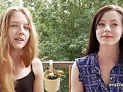 Ersties: 21-j&auml_hrige Deutsche macht erste lesbische Erfahrung