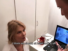 TUTOR4K. Fortunate fellow manages to fuck gorgeous lady