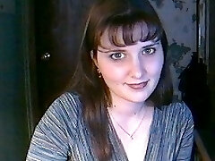 Big-boobed Russian chubby amateur bimbo undresses and masturbates