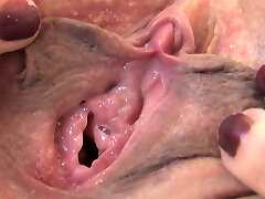 Pussy Contractions and Creamy Climax Up Close