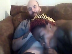 Ebony Queen slow sucks and deep-gullets all for an Oral Creampie Ebony Queen slow sucks and deep-gullets all for an Oral Creampie