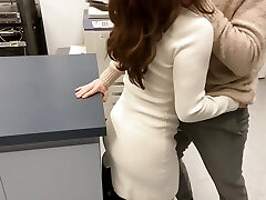 Fucked on table in office storage room Fucked on table in office storage room