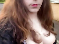 Crossdresser outdoor exhibition Two - Whitney day Crossdresser outdoor exhibition Two - Whitney day