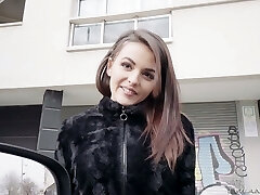 Easily picked up Spanish sweetheart Lara Duro gets her wet pussy poked well