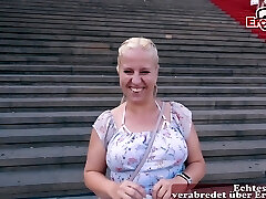 German ugly blonde housewife teenage pick up