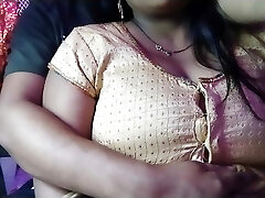 Hot desi sexy big knockers wife and village bf romance in the secret room.