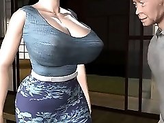 Animated milf with massive tits