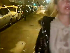 Walking down the street with jizz all over my face