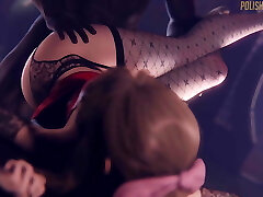 Final Fantasy - Aerith Gainsborough Bbc Table Drill Creampie (Animation with Sound)
