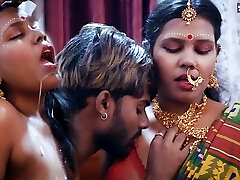 Tamil wife very 1st Suhagraat with her Big Rod hubby and Cum Swallowing after Rough Sex ( Hindi Audio )