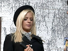 Horny blonde police officers bang a stud instead of arresting him Horny blonde police officers bang a stud instead of arresting him